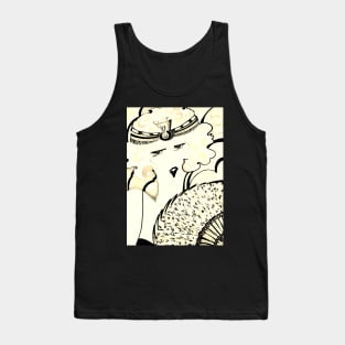 ART DECO ICECREAM FLAPPER ,,,,Jacqueline Mcculloch Tank Top